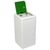 Circulaire Afvalbak BrickBin met klepdeksel 65 ltr