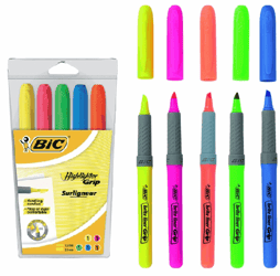 MARKEERSTIFT BIC GRIP ASSORTI artikel afbeelding