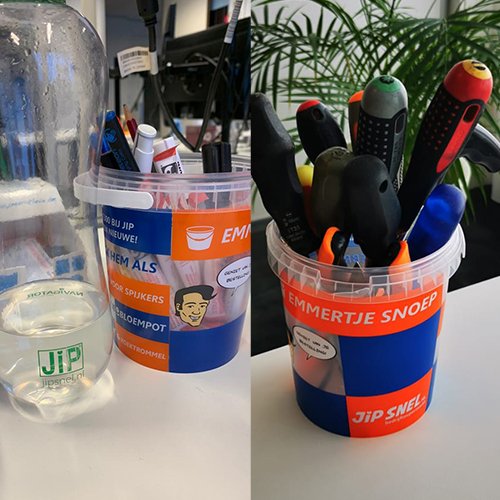 Plastic emmertje