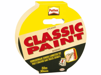AFPLAKTAPE PATTEX 30MMX50M CLASSIC CREME  artikel afbeelding