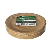 Bord 180mm karton bruin