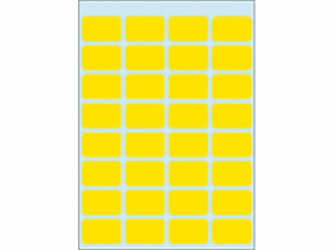 ETIKET HERMA 3641 12X19MM 160ST GEEL artikel afbeelding