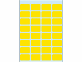 Etiket HERMA 3641 12x19mm geel 160 stuks