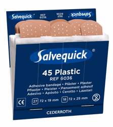 NAVULLING PLEISTERS SALVEQUICK PLASTIC 6036 artikel afbeelding