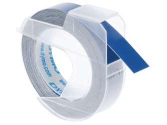 LABELTAPE DYMO 9MMX3M ROL GLOSSY VINYL PROF BLAUW artikel afbeelding