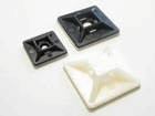Plakzadel voor kabelbinders, lengte 27,7mm, hoogte 5,7mm, diameter 5,7mm, Naturel, verpakt per 100 stuks