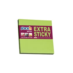 Notitieblok Stick'n SS 76x76mm groen/pk6