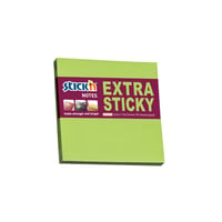 Notitieblok Stick'n SS 76x76mm groen/pk6