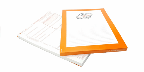 CMR handmatig 4-voud 1,2,3,4 Genummerd Schrijfblok-500 artikel afbeelding