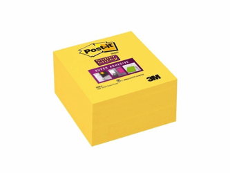 Post-it® Super Sticky - Neon Mono Colour Pack 76 x 76 mm, narcisgeel (blok 350 vel) artikel afbeelding