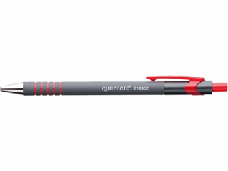 BALPEN QUANTORE GRIP DRUKKNOP ROOD artikel afbeelding