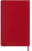 Notitieboek Moleskine large 130x210mm blanco hard cover rood