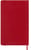 Notitieboek Moleskine large 130x210mm blanco hard cover rood