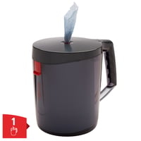 Poetsroldispenser KC 6221 WypAll reach centerfeed zwart
