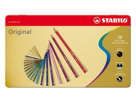 Kleurpotloden STABILO 8778 Original Arty assorti blik à 38 stuks