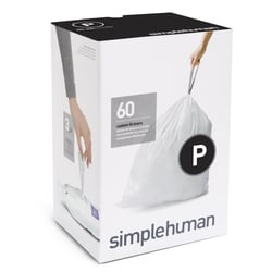 Afvalzakken Pocket Liner 50-60 liter (P) 3x20 stuks, Simplehuman