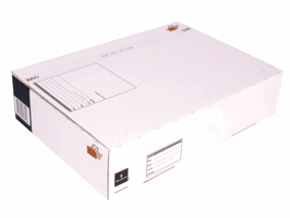 Postpakketbox 5 CleverPack 430x300x90mm wit pak à 25 stuks
