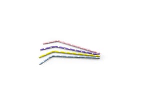 Buigrietje papier (FSC®) gestippeld ass., ø 6 mm / 24cm
