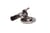 Papierklem MAUL Bulldog met magneet 40mm capaciteit 15mm zilver 2 stuks