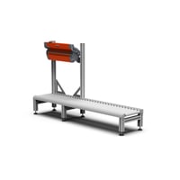 Transportbaan (lopendeband) met bevestigingsframe voor sealers van type S, E, V en I
