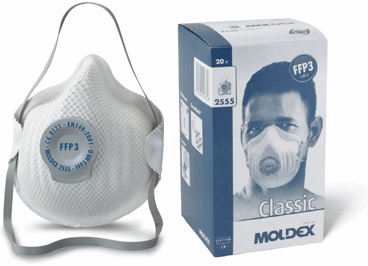 Moldex 2555 FFP3 NR D Fijnstofmasker Met Klima® Ventiel ... | JIP SNEL