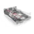 Palletstapelframe, HDPE geperforeerd opvouwbaar, voor pallets 1200x800 mm l x b x h = 1220x815x300 mm