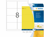 ETIKET HERMA 5144 99.1X67.7MM GEEL 160ST artikel afbeelding