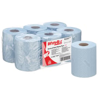 Poetsrol KC WypAll L10 1-laags 18,3cm106m 280vel blauw 6220