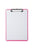 Klembord MAUL A4 staand transparant neon roze