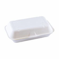 Suikerriet box groot 720ml/235x140x67mm, kleur wit artikel afbeelding