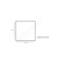 Servet gerecycled/ongebleekt 33x33cm ¼ vouw double point