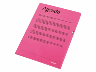 L-MAP ESSELTE STANDAARD A4 PP ROOD artikel afbeelding