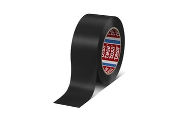 tesa® 4169 Premium Markeringstape voor vloermarkering, 50 mm x 33 m, Zwart (rol 33 meter) artikel afbeelding