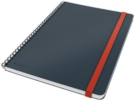 Notitieboek Leitz Cosy B5 lijn spiraal grijs