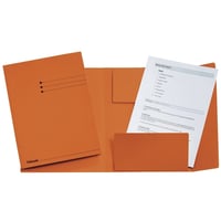 Stofklepmap Esselte A4 275g oranje/pk50