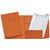 Stofklepmap Esselte A4 275g oranje/pk50