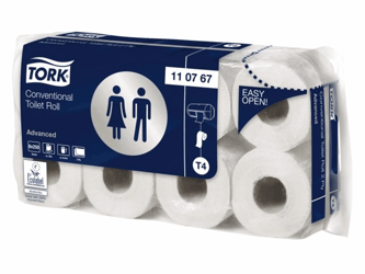 TOILETPAPIER TORK 2LAAGS WIT T4 ADVANCED 110767 artikel afbeelding