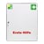 Verbandkast conform DIN 13169 met 1 deur, wit, h x b x d = 552x452x170 mm met vulling