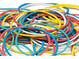 Elastiek Standard Rubber Bands 18 50gr 94 stuks assorti