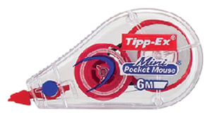 Correctieroller Tipp-ex mini pocket mouse 5mmx6m display à 30 +10 stuks gratis