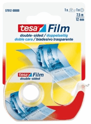 PLAKBAND TESA 12MMX7.5M MET TAPEHOUDER 2Z artikel afbeelding