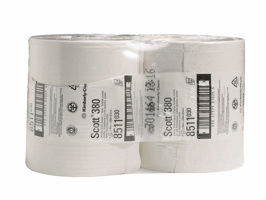 Scott® Midi jumbo toiletrollen Wit (pak 6 rollen)
