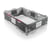 Palletstapelframe, HDPE geperforeerd opvouwbaar, voor pallets 1200x800 mm l x b x h = 1220x815x300 mm