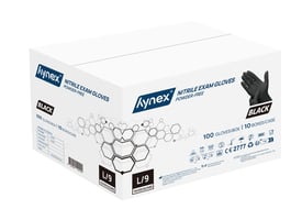 Handschoen Hynex L nitril 100stuks zwart