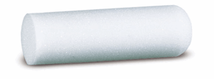 Radiatorrol, 15 cm, schuim super fijn, beugelzijdig rond