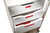 Dymo D1 labeltape 19 mm Zwart op rood 45807