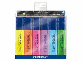 Markeerstift Staedtler 364 Textsurfer assorti 6 stuks
