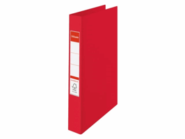 Ringband Esselte Vivida A4 4-rings O-mech 25mm PP rood