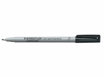 VILTSTIFT STAEDTLER OHP LUMO F 316 NON PERM ZWART artikel afbeelding