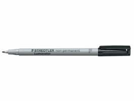Viltstift Staedtler Lumocolor 316 non permanent F zwart